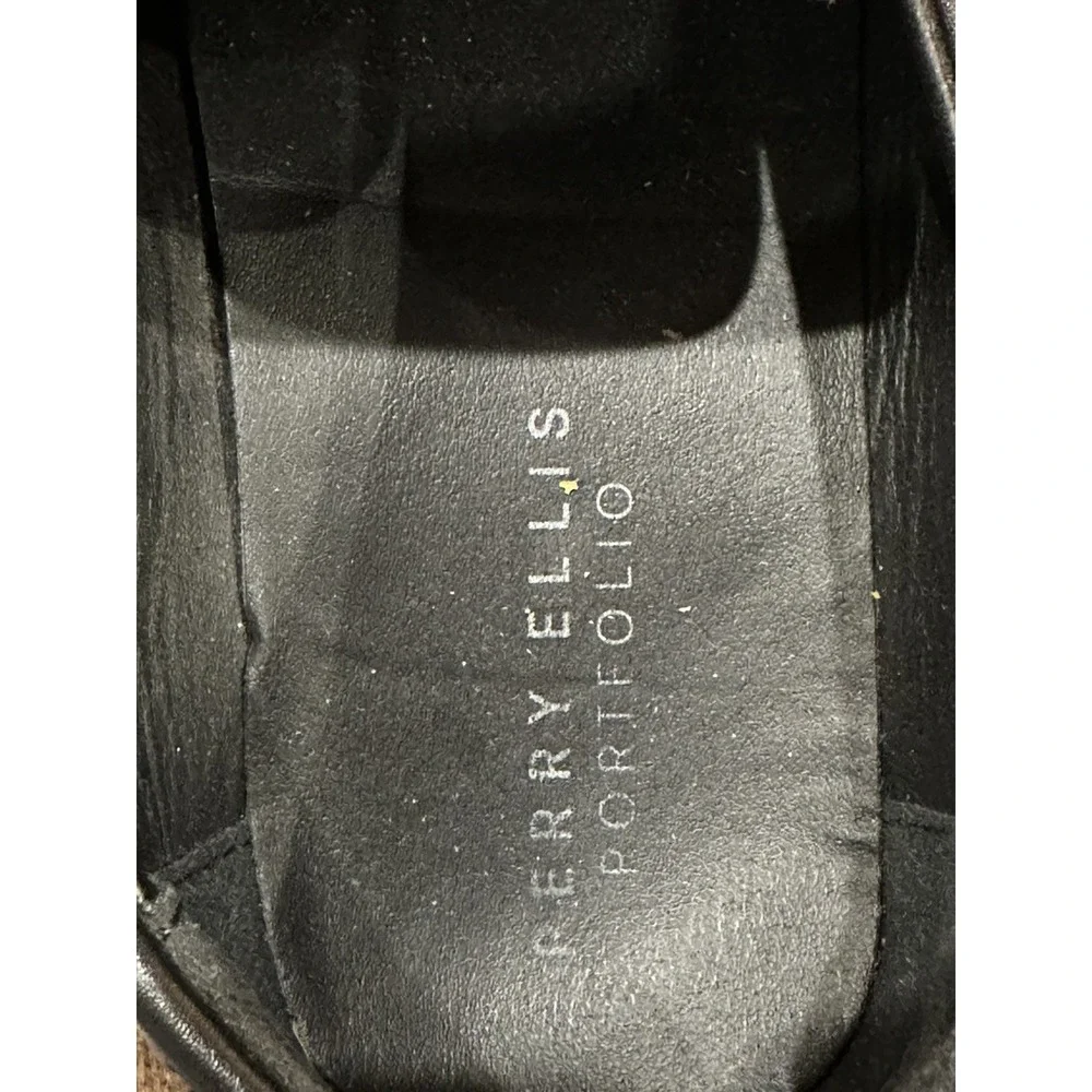 Perry Ellis Portfolio Men's Randle‎ Wide Loafers. Size 9. Black.